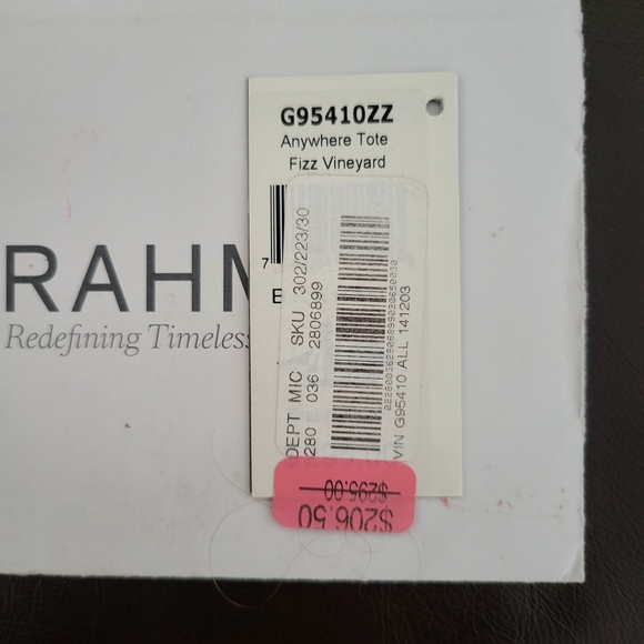 Orange and Yellow Striped Satchel Bag - Picture 11 of 13